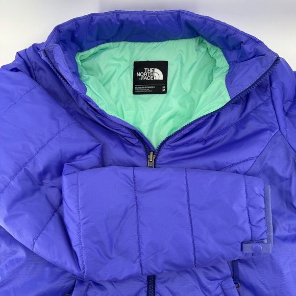 The North Face Jackets & Blazers - The North Face Womens Purple Quilted Insulated Puffer Jacket Medium Mint Lining